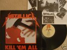 METALLICA LP KILL EM ALL EX-/EX- FIRST PRESS
