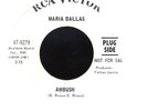 Maria Dallas Ambush Promo 45 VG+