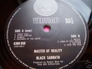 BLACK SABBATH MASTER OF REALITY 1ST UK VERTIGO CoMpLeTe