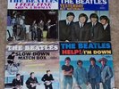 Beatles - I Feel Fine, Yesterday, Slow Down, & Help 45s
