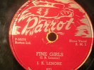 JB J.B. LENORE-FINE GIRLS /I LOST MY BABY-PARROT 78