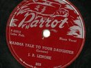 j.b. lenore - mamma talk - parrot 809 - blues 78