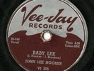 john lee hooker - baby lee - vee jay 205 - blues 78