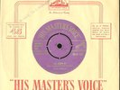 45 HMV w/Sleeve ELVIS PRESLEY All Shook Up Plum Labl EX