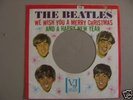Beatles We Wish You a Merry Christmas Vee Jay 45 Sleeve