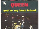 1975 Italian Pic Sleeve  45-Queen-You're My Best Friend