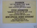 Shannon - Let the music play,PROMO,USA,sehr selten,1985