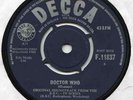 DOCTOR WHO theme BBC (1st issue DECCA) Ron Grainer 1964