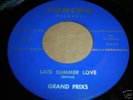 GRAND PRIXS Rare Doowop 45 Poncho Late Summer Love M-