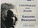 Honegger Piano Works Lucette Descaves Versailles
