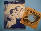 I LOVE MICKEY 45 TERESA BREWER & MICKEY MANTLE + BONUS
