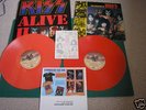 KISS-ALIVE 2 -RED VINYL LP TATTOO+BOOKLET MINT STUNNING