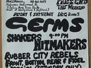Germs Controllers+ Masque original 1977 concert flyer