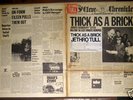 JETHRO TULL THICK AS A BRICK WHITE LABEL DJ PROMO ALBUM