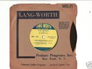 Rare Steel Guitar Slim Rhodes on Lang Worth LISTEN