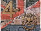 EVIL CONDUCT  4 skins  oi nabat skinhead cock sparrer