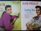 2 original EARLY ELVIS PRESLEY 45 shook up / loving you