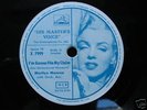  MARILYN MONROE PICTURE LABEL HMV 78