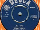 RONNIE JONES*MY LOVE*HAMMOND MOD DANCER*LISTEN*