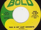 NORTHERN SOUL 45 RPM- JOE WALKER on BOLD  RECORDS