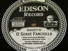 Edison DD Phonograph Record #83057 Opera - LISTEN