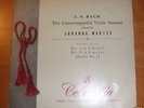 J. MARTZY Bach sonatas UK COLUMBIA CX 1288 original vg+