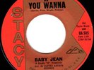 BABY JEAN northern soul 45 STACY “If You Wanna” nm HEAR