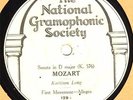 NATIONAL GRAMOPHONIC SOCIETY 129 : KATHLEEN LONG MOZART