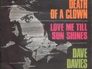 DAVE DAVIES dei KINKS. DEATH OF A CLOWN. Singolo.1967.