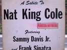 TO NAT KING COLE Sammy Davis Jr FRANK SINATRA Promo LP