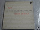 JAPAN PHILIPS ARTHUR GRUMIAUX BACH SONATAS&PARTITAS 3LP