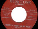 TONY VALOR doo wop 45 MUSICTONE “Story In My Heart” nm