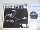 SXL 2266 ROSSINI OVERTURES GAMBA LSO WB ED1 NEAR MINT