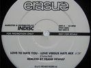 ERASURE Love To Hate You RARE Belgium promo REMIX 12
