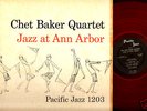 Chet Baker Quartet JAZZ AT ANN ARBOR red wax LP FANTASY