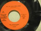 The Vanguards 45 It's To Late Error Label 45 Lamp Red