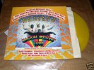 Beatles Magical Mystery Tour Yellow LP Attached Book UK