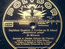 MILHAUD DARIUS Conductor 78rpm Polydor 62767 String Qt