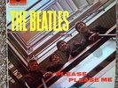 BEATLES PLEASE PLEASE ME 1ST UK 63 STEREO GOLD BLACK