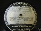 VERY,VERY RARE EDISON 12 INCH LP DIAMOND DISC SAMPLE