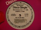 CHERYL LYNN Got to Be Real COLUMBIA PROMO 12