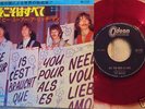 BEATLES all you need is love JAPAN RED WAX 45 PS ODEON