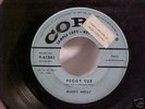 Buddy Holly Sample Copy Coral Promo Record Peggy Sue
