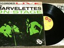 THE MARVELETTES ON STAGE LP RARE SOUL ORIG TAMLA SHRINK
