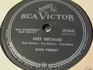 Elvis Presley 78 RCA Blue Moon, Just because Rockabilly