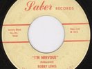 Rockabilly Country Popcorn 45-Bobby Lewis-I'm Nervous 