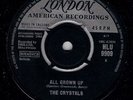 The Crystals - All Grown Up (UK London HLU 9909)