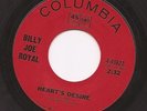 BILLY JOE ROYAL  Hearts Desire  Northern 45 on Columbia
