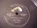Elvis Presley - That's All Right - RCA 6380 - 78RPM