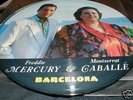 QUEEN FREDDIE MERCURY-RARE BARCELONA PICTURE DISC 12